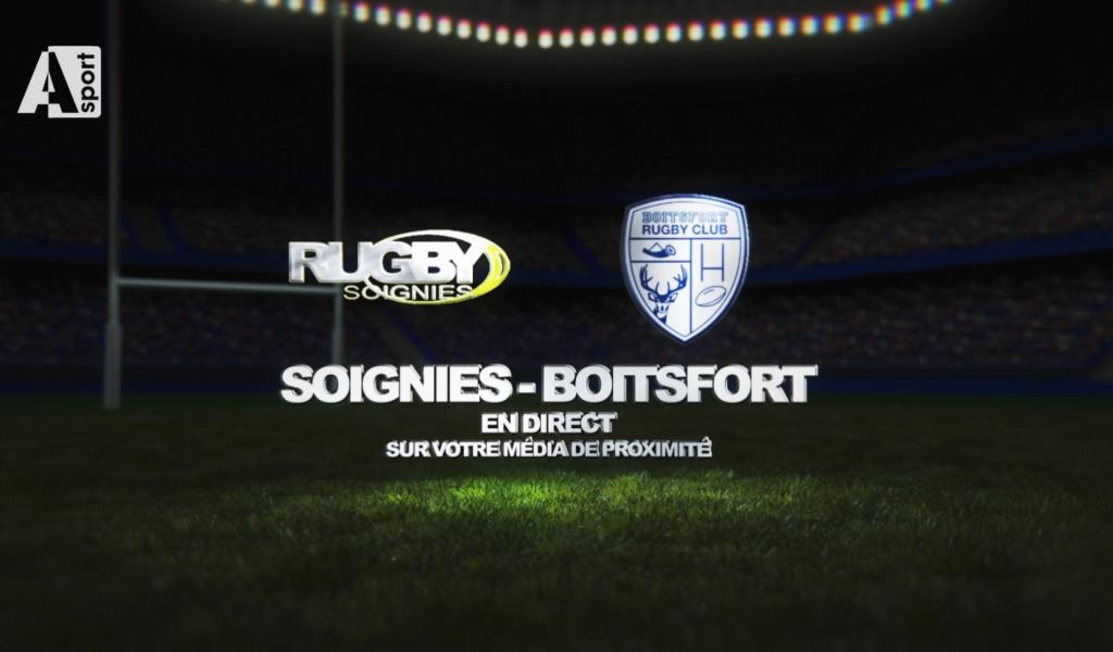 Direct Rugby : Finale du Championnat de Belgique : Soignies - Boitsfort