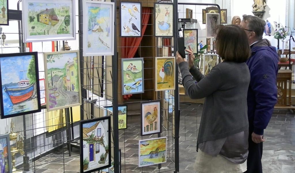 C Local : expo Jean-Pierre Lorand à l'Eglise de l'Assomption à Farciennes