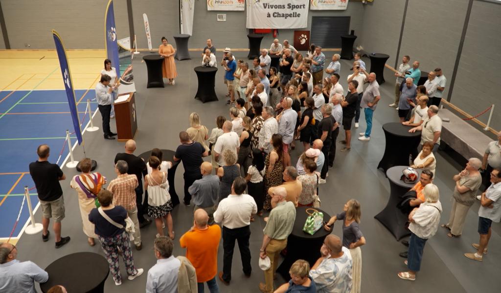 Chapelle-lez-Herlaimont inaugure son nouveau complexe sportif