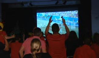 Belgique - Argentine : ambiance à Montigny-le-tilleul