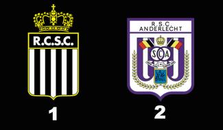 Charleroi s'incline (1-2) face à Anderlecht qui renoue avec la victoire