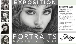 C Local - Exposition "Portraits" de David Vicari