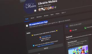 La librairie Molière prisonnière de Facebook et d'Instagram...