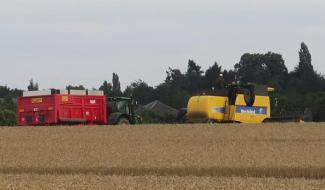 La Commune de Courcelles appelle à la prudence durant la période des moissons
