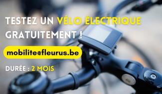 Fleurus: la Ville vous propose de tester gratuitement un vélo électrique