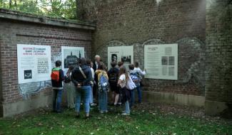 Hommage aux résistants de la Seconde Guerre mondiale sur le site du Tir à Marcinelle
