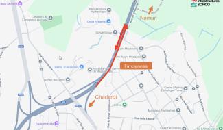 Farciennes : Chantier sur la N90 à partir de lundi prochain