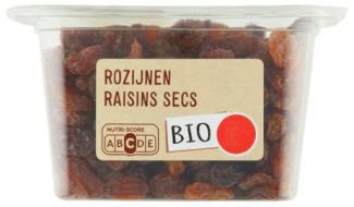 Des raisins secs rappelés en raison de la présence possible d'ochratoxine A