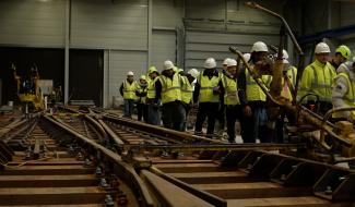 Des stagiaires de la MIREC ont visité l’atelier d’Infrabel de Bascoup