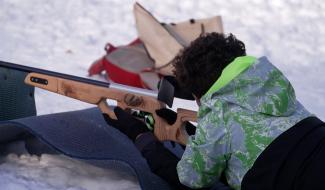 Marcinelle-en-Montagne: les élèves s'initient au biathlon