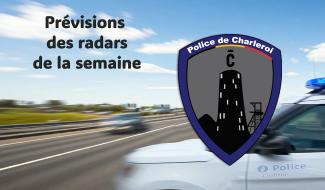Charleroi: Découvrez la liste des radars prévus cette semaine