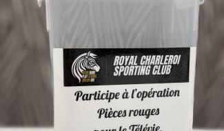 Le Sporting de Charleroi se mobilise pour l’Opération Pièces Rouges !
