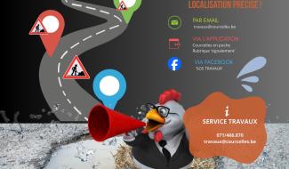 Opération nids-de-poule à Courcelles : la Commune agit… avec vous !