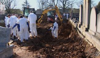 Anderlues : des exhumations pour faire de la place au cimetière