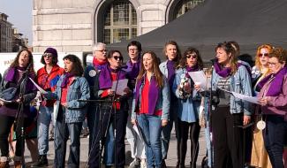 Charleroi : mobilisation importante pour la Journée internationale des droits des femmes