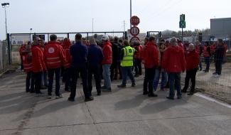 Farciennes : La FGTB sur le chantier du centre de données de Google pour dénoncer le dumping social