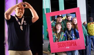 Le carolo Benjamin Visée réélu à la présidence de la fédération des Scouts