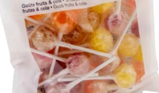Des sucettes rappelées en raison d'une présence de fragments métalliques