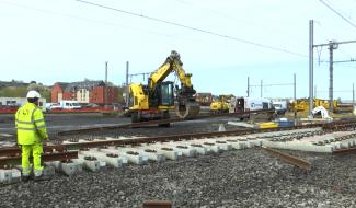Le chantier de la gare de Luttre s'achèvera avec quelques mois d'avance !