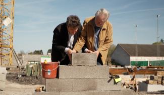 Chapelle-lez-Herlaimont : une école moderne et écologique en construction