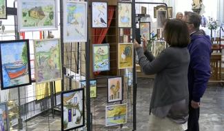 C Local : expo Jean-Pierre Lorand à l'Eglise de l'Assomption à Farciennes