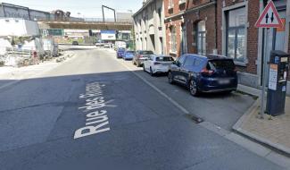 Rue des Rivages à Charleroi sur Google Maps