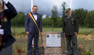 Inauguration de la rue des Chasseurs Ardennais à Jamioulx