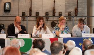 La Fédération belge du Parti Démocratique italien était réunie au Bois du Cazier