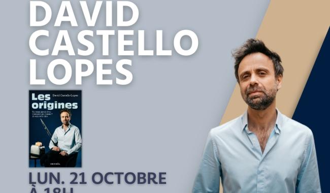 L'humoriste David Castello Lopes chez Molière