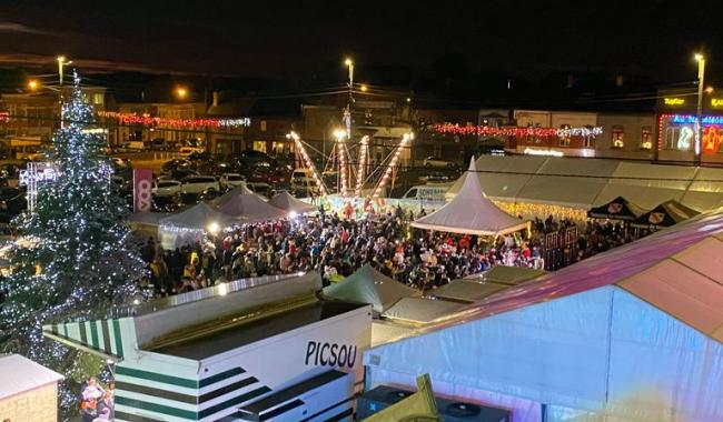 Courcelles s’illumine pour les fêtes