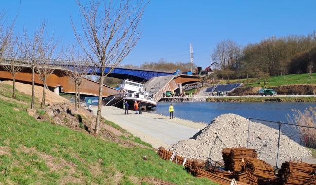 La reconstruction du pont effondré de La Louvière (E19/A15) commencera ce mardi