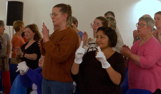 "Le chant des Signes", un spectacle inclusif en préparation