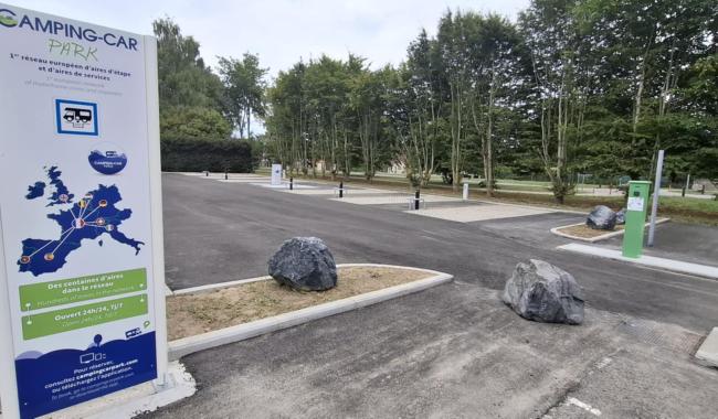 Ouverture d’une aire pour motor-homes à Erquelinnes