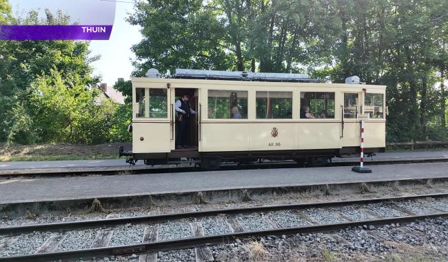 Un voyage dans le temps à bord du tram vicinal de la vallée de la Sambre