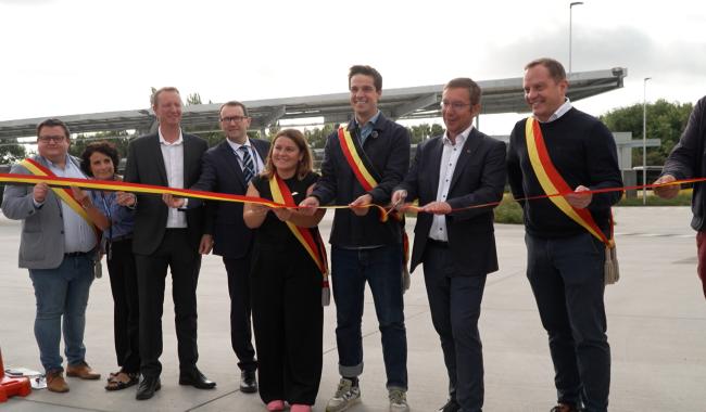 TEC : Inauguration d’un dépôt électrique à Jumet