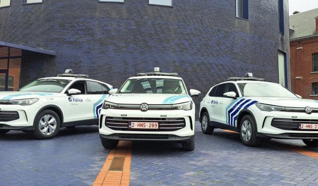 Huit nouveaux véhicules s'ajoutent à la flotte de la Police de Charleroi