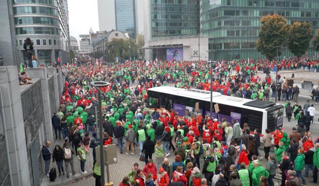 De Charleroi à Bruxelles, la manifestation nationale a battu tous les records !