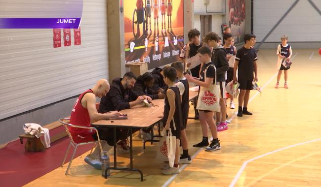 Les jeunes du Spirou Basket apprennent à marier sport et nutrition