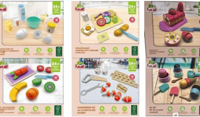 Rappel de jouets en bois vendus dans les magasins Aldi