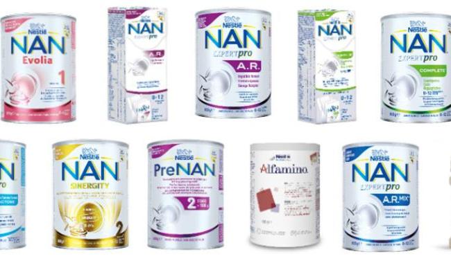 Nestlé procède à un rappel volontaire de laits pour bébés