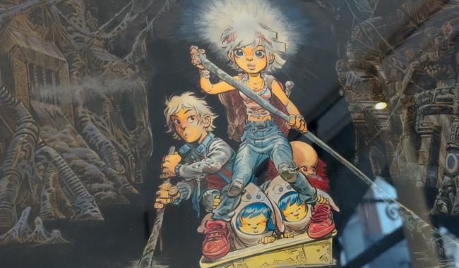 "Dehors": une bande dessinée qui imagine l’humanité sous les ruines