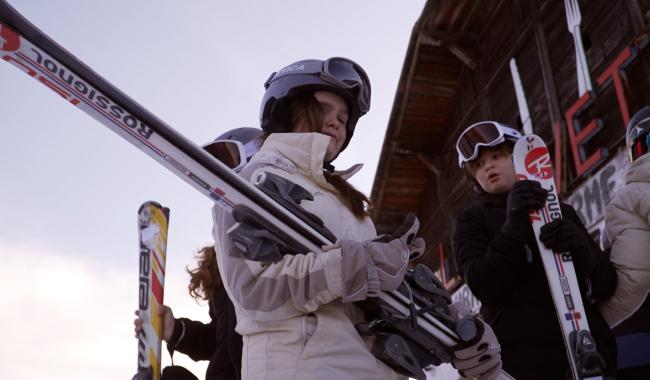 Marcinelle-en-Montagne: sur les pistes de ski avec les enfants