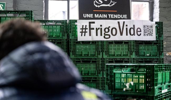 La campagne #FrigoVide dénonce "l'explosion" de la précarité alimentaire