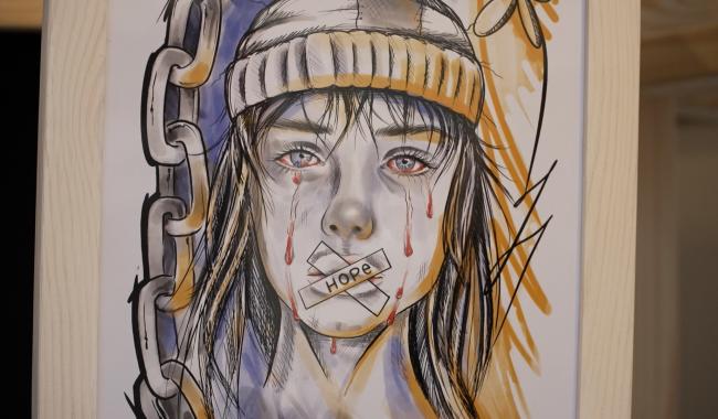 Découverte d'une exposition éphémère de tatouages au CEME de Dampremy