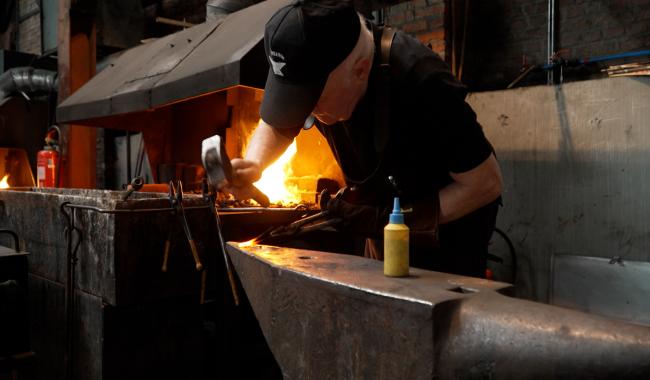 Saint-Valentin au Bois du Cazier : des cœurs…en fer forgé