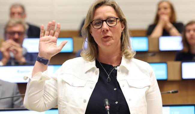 Mathilde Vandorpe quitte la fonction de cheffe de groupe Engagés au parlement de FWB