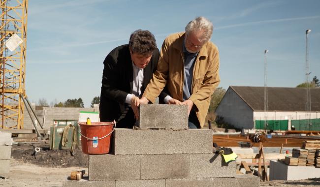 Chapelle-lez-Herlaimont : une école moderne et écologique en construction
