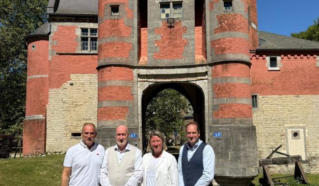 Courcelles : Le Château de Trazegnies bientôt propriété de la commune