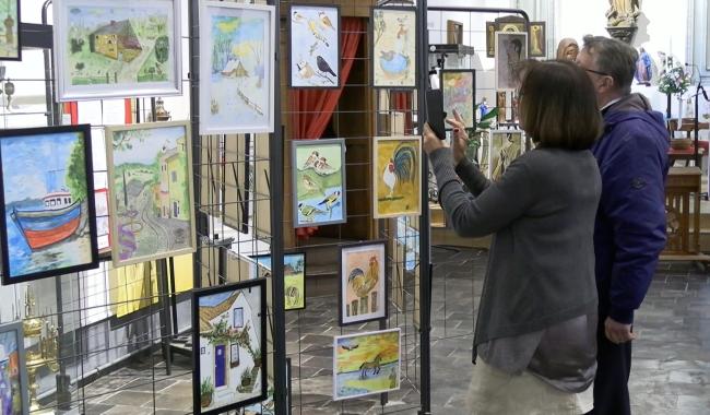 C Local : expo Jean-Pierre Lorand à l'Eglise de l'Assomption à Farciennes