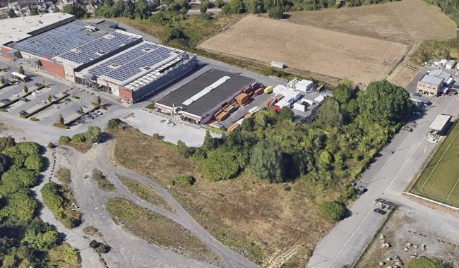 Photo satellite du site rue des Vallées à Gilly en août 2022 - Google Earth
